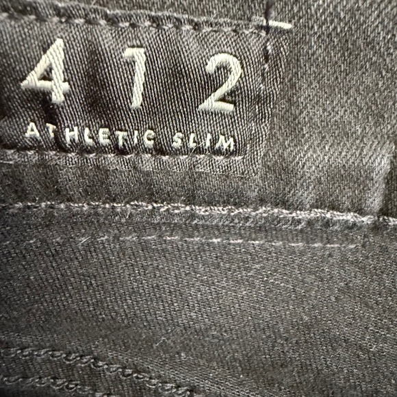 Lucky Brand Mens 412 Athletic Slim Jeans Black Wash Size 32x32 - Picture 5 of 9